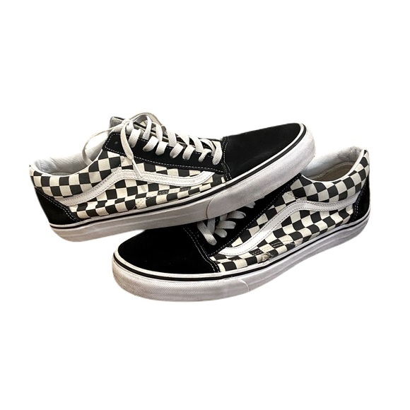 checkered vans size 13